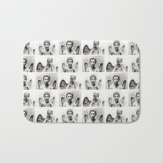 Weeping Angels Bath Mat