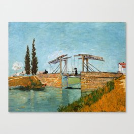 Vincent van Gogh "Langlois Bridge at Arles" Canvas Print