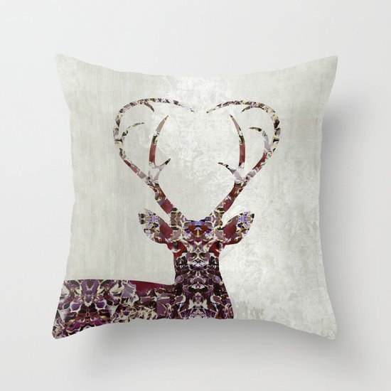 My Deer Love, Throw Pillow