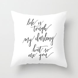 My Darling Throw Pillow