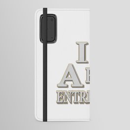 Cute Expression Design "HUNGRY ENTREPRENEUR". Buy Now Android Wallet Case