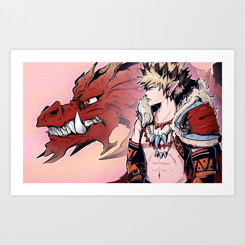 Dragon King Bakugou Art Print By Yagamiyato Society6 Dragon King Bakugou Art Print By Yagamiyato Society6