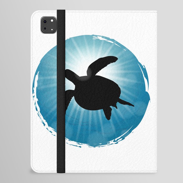 Sea Turtle Underwater Aquatic Animals iPad Folio Case