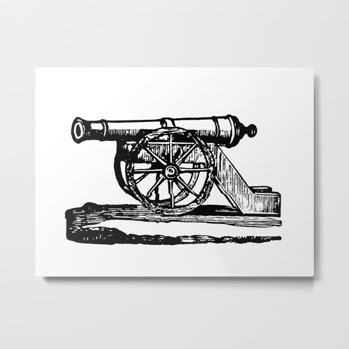 Vintage Cannon #01 Metal Print