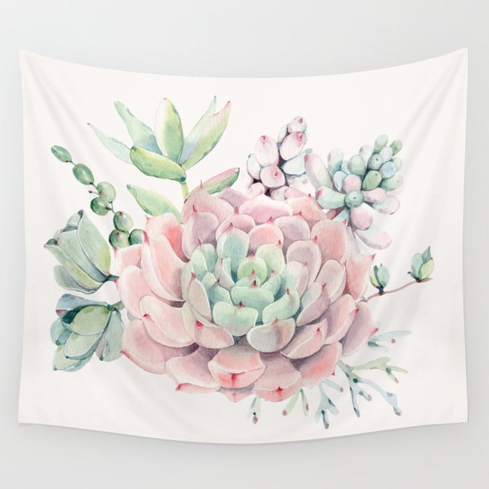 Succulent tapestry hotsell