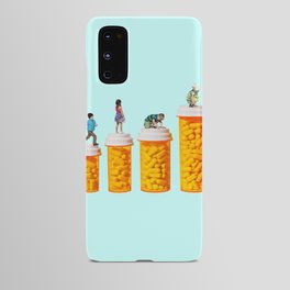 modern playground green Android Case