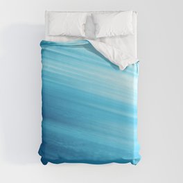 Underwater blue background Duvet Cover