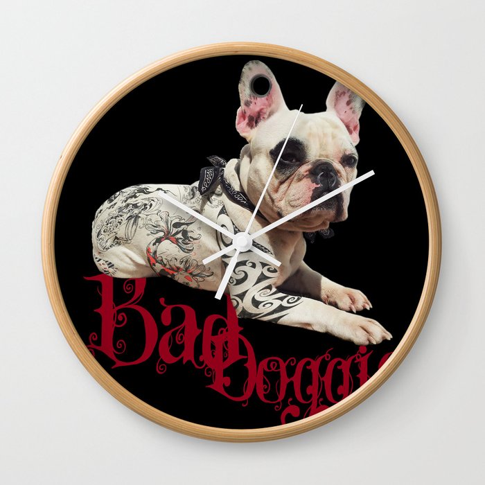 Bad Doggie Wall Clock