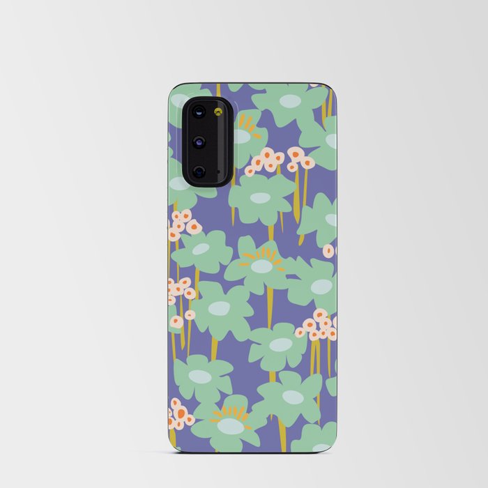 Retro flower pattern – Pantone of the year Android Card Case