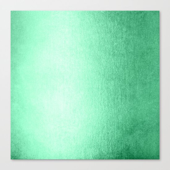 Mint Meringue Shimmer Canvas Print