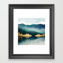 Mist Reflection Framed Art Print