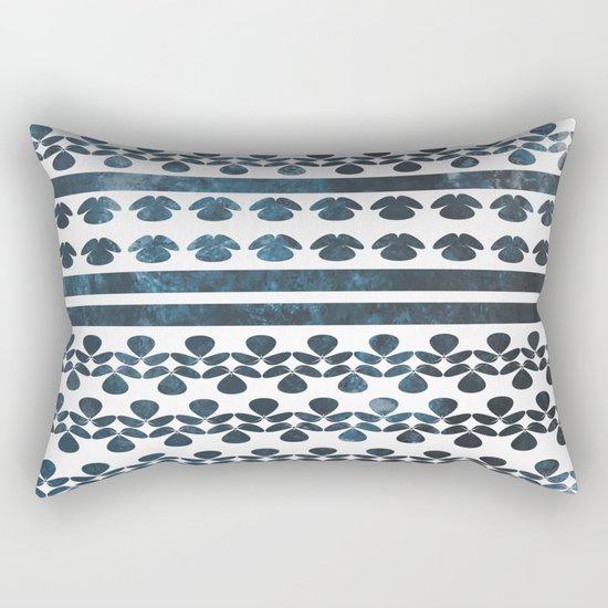 Ethnic pattern with watercolors Rectangular Pillow