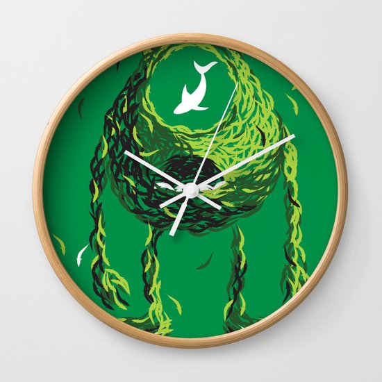 Wazowski of Fish Wall Clock