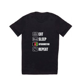 Eat Sleep Afghanistan Repeat T Shirt