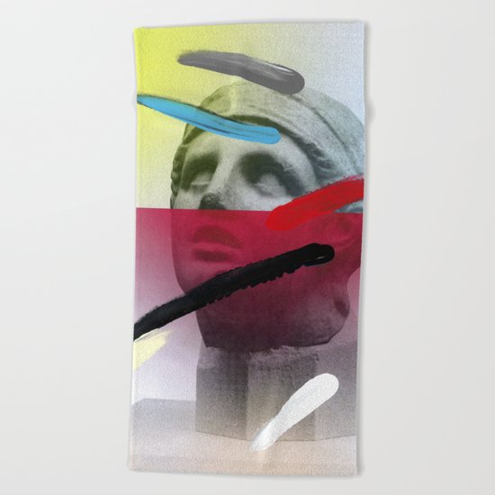 Composition on Panel 20 Beach Towel