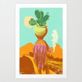 DESERT SHAMAN Art Print