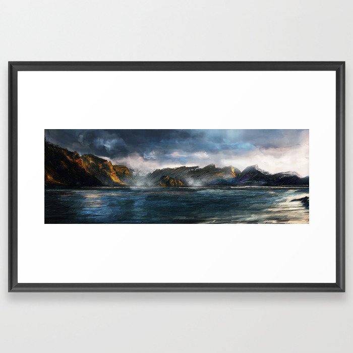 Mountain Landscape Framed Art Print