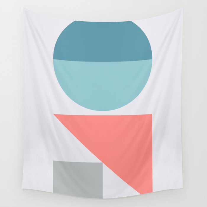 Geometric Form No.3 Wall Tapestry