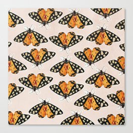Just Butterflies in Orange Canvas Print
