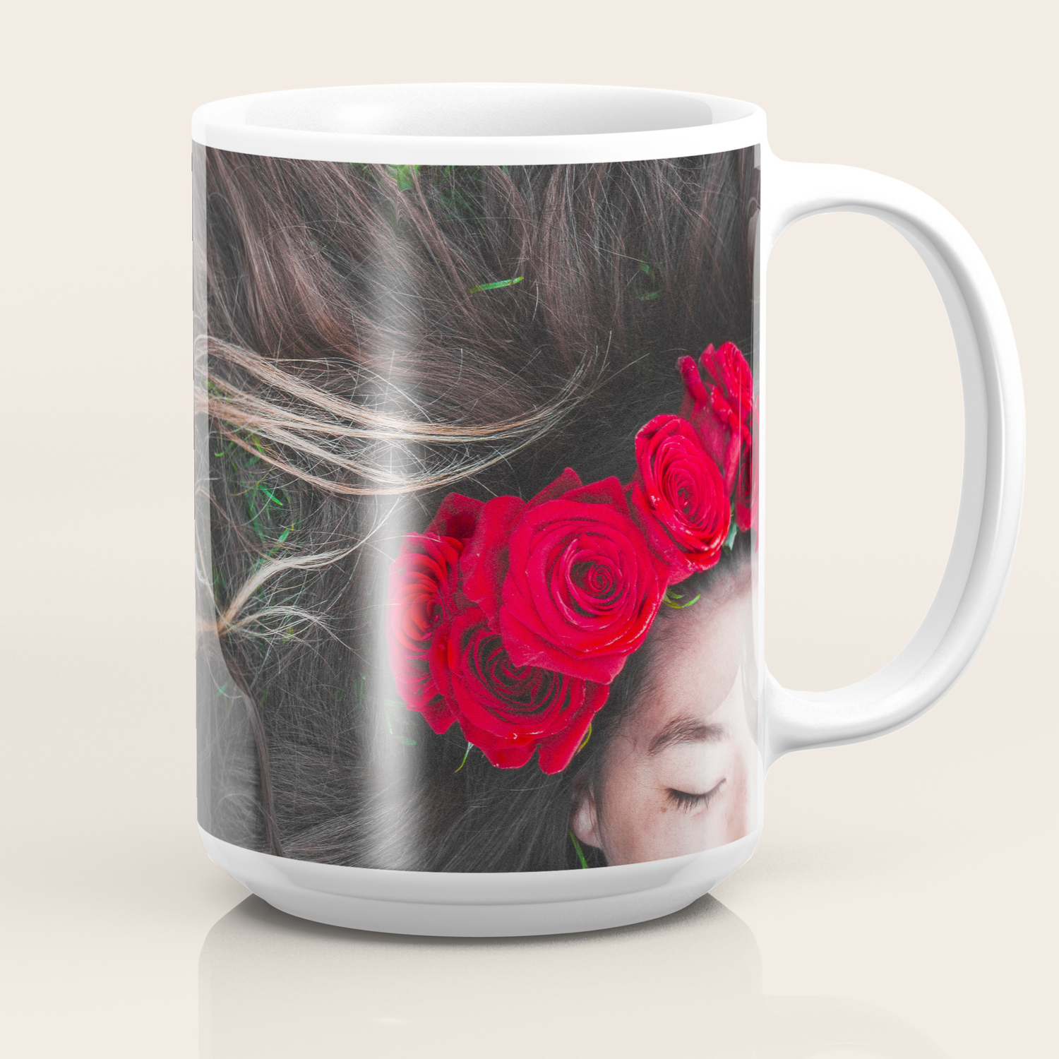 flower girl mug