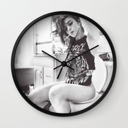 Stripper Cunt - Full Image Wall Clock
