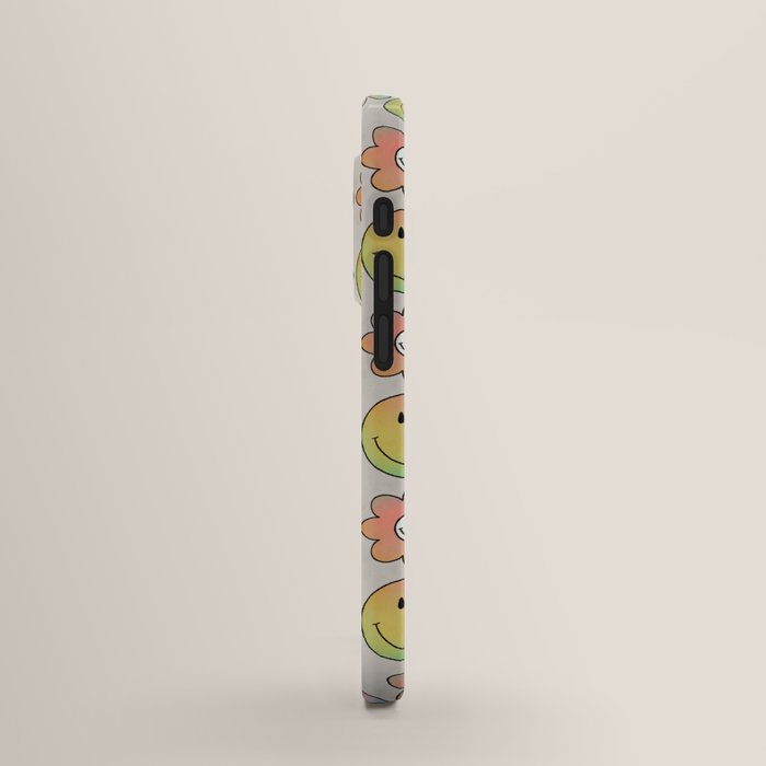 iPhone・スマホケース Society6 Sweet Cafe by Cassia Beck Smiley & Flower Smiley iPhone Case by tartagain | Society6