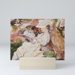 Simplon - Mrs Barnard and her Daughter Dorothy (ca. 1905–1915) by John Singer Sargent Mini Art Print