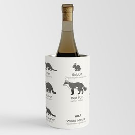Forest Animals Identification Chart Wine Chiller