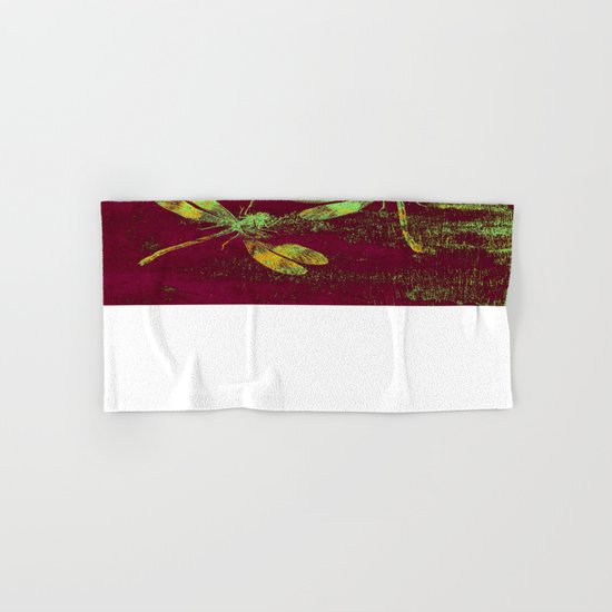 Mauritius Vintage Dragonflies QRF Hand & Bath Towel