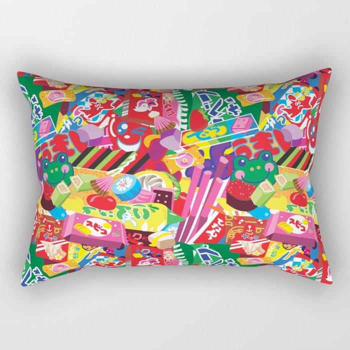 Japanese Candy Rectangular Pillow