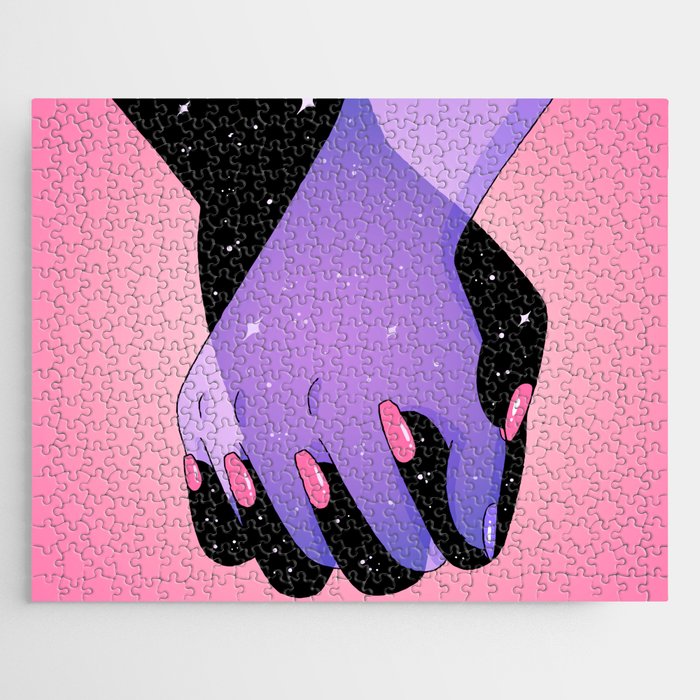 Cosmic Hand Squeeze Jigsaw Puzzle