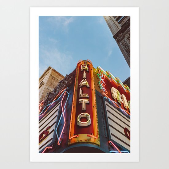 Los Angeles Rialto Theatre Art Print
