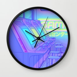 Midnight Arcade Wall Clock