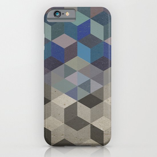 Dimension in blue iPhone & iPod Case
