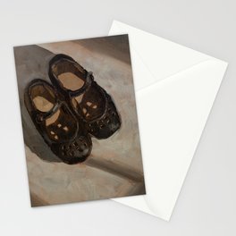 Black Maryjanes with Cutouts Stationery Cards
