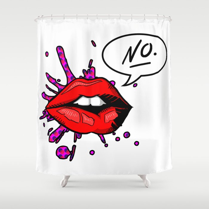 NO Shower Curtain