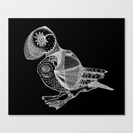 Puffin - inverted Canvas Print