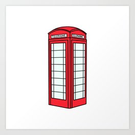 London Phone Booth Art Print