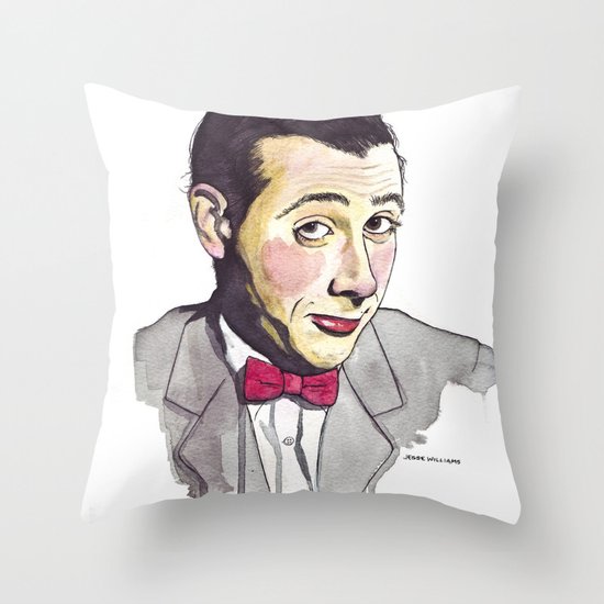 Pee Wee Throw Pillow