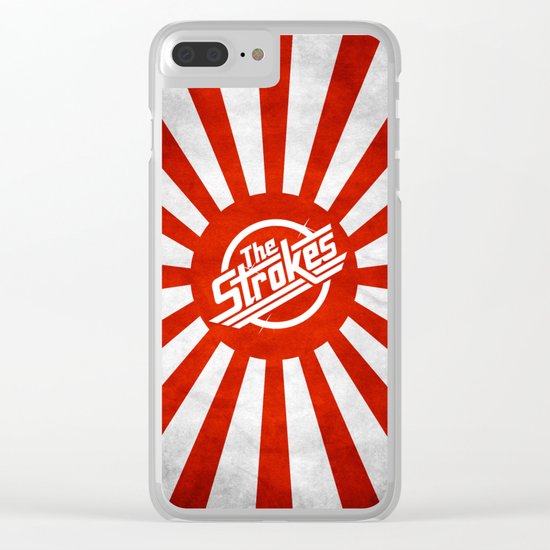 The Strokes Logo Welcome To Japan Clear iPhone Case