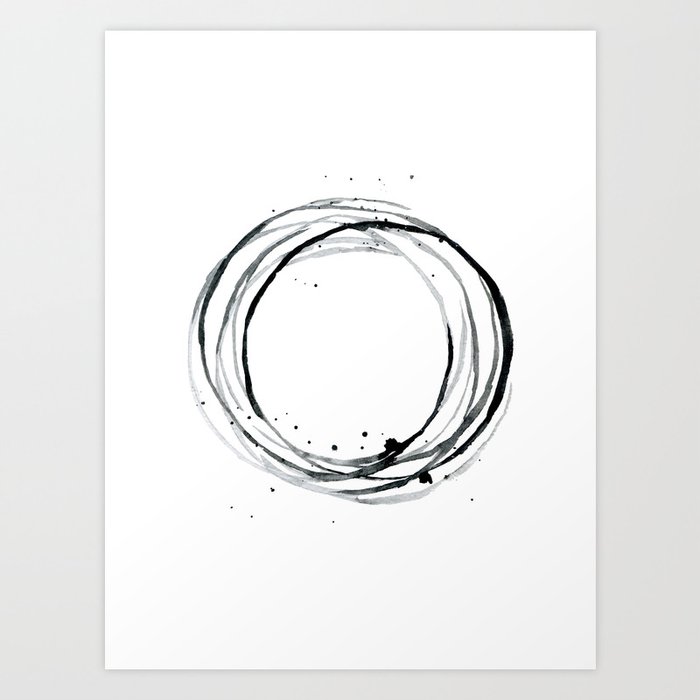 Discover the motif ABSTRACT CIRCLE. by Art by ASolo as a print at TOPPOSTER