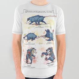 Opossum Survival Guide All Over Graphic Tee