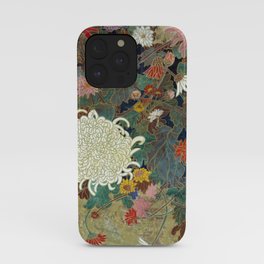 flower【Japanese painting】 iPhone Case