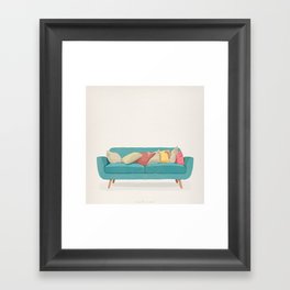 Sunday Sofa Framed Art Print