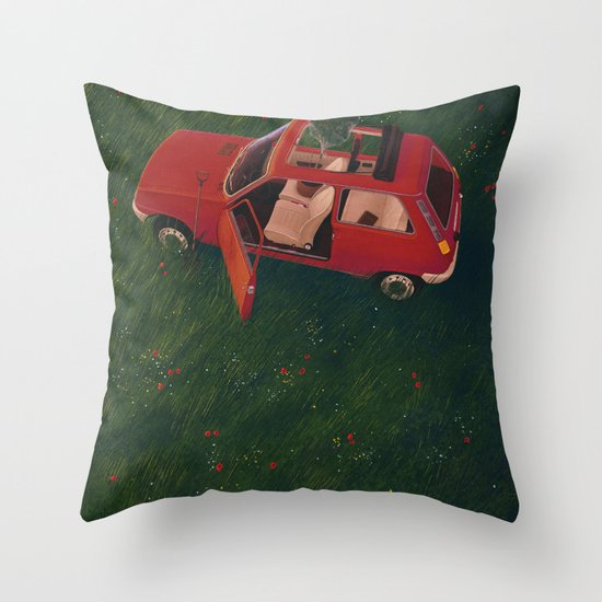 I'll Be Back In 20 Years Throw Pillow