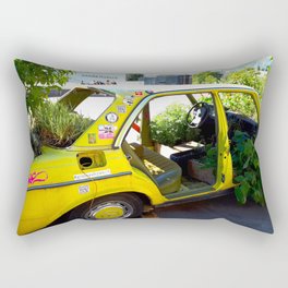 Yelow nature car Rectangular Pillow