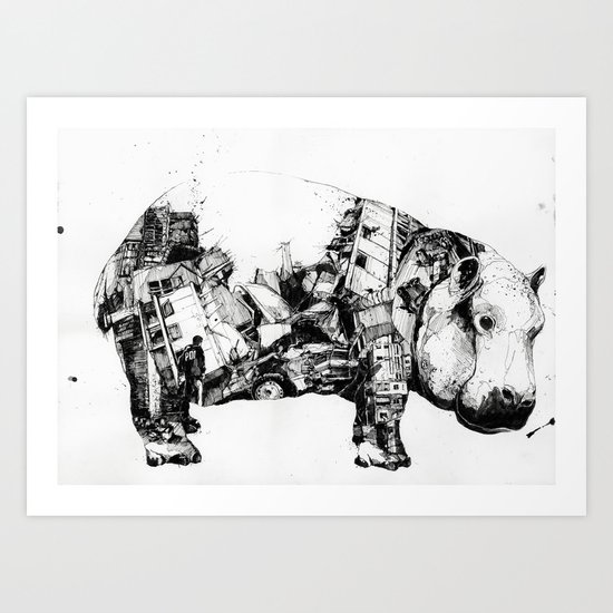 Chaos and order 1 Art Print