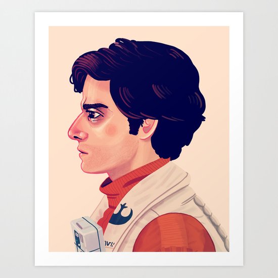 Poe Art Print