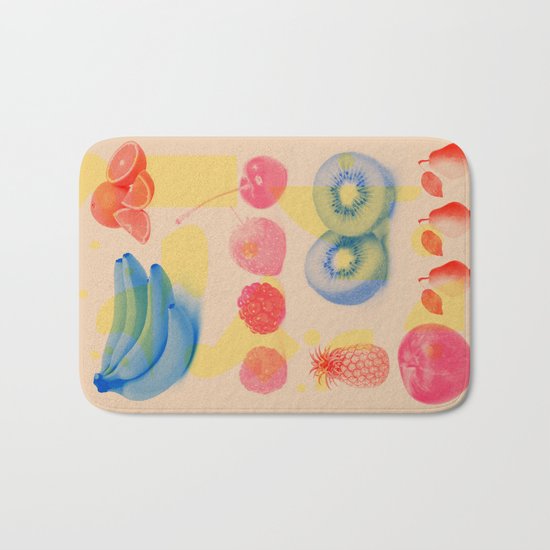 Under the Fruit Veil Bath Mat
