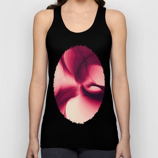 Splash of Wine Fractal Unisex Tank Top